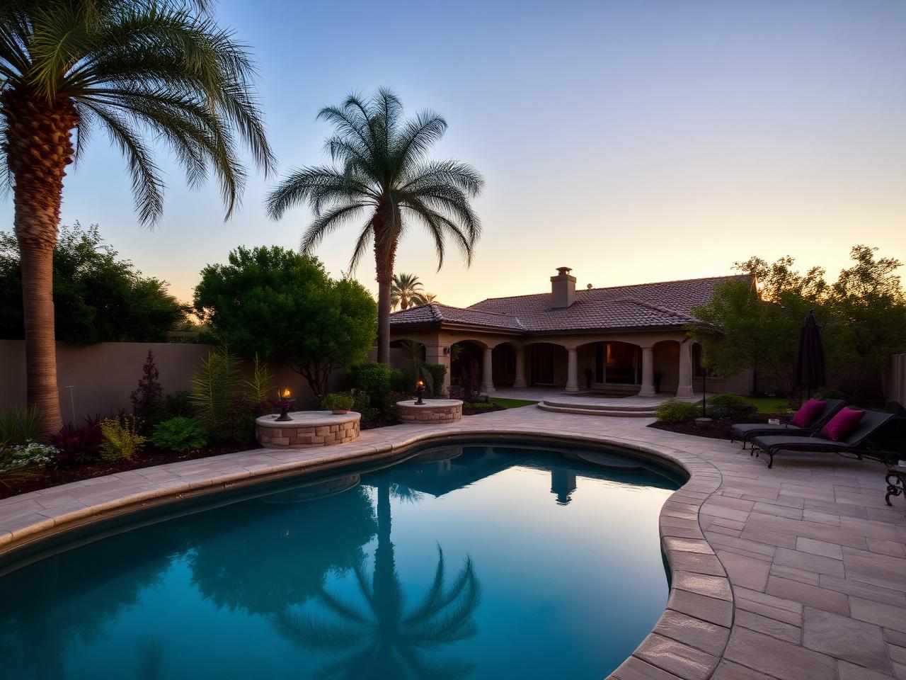 Tarzana pool & paver patio
